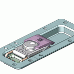 Adam Hall Narrow Wing Latch for Mounting in 2U Rack - Image 3
