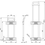 Adam Hall Extendable Handle - Image 2