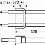 Adam Hall Recessed extendable handle - Image 2