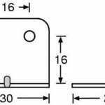 Adam Hall Medium corner brace - z/p - Image 2