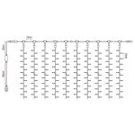SHOWTEC LED Rubber Curtain Light WW 900 LEDS/36 LEDS/3M string - Image 2