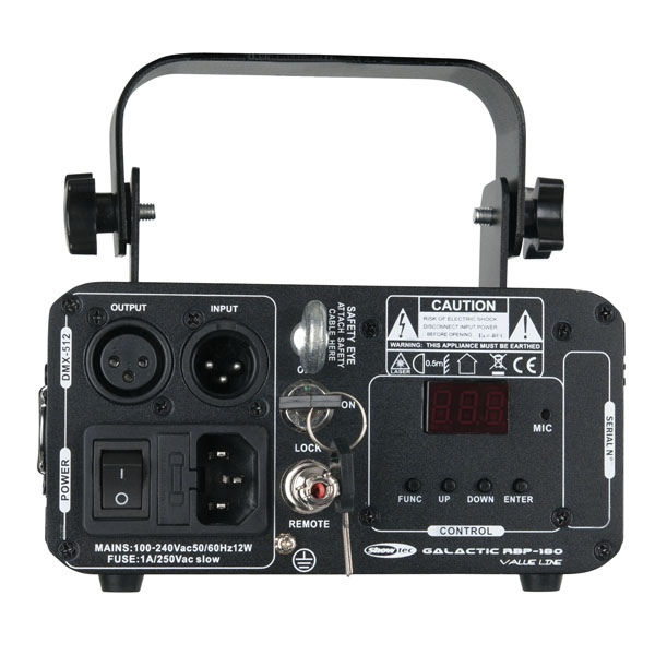 Showtec Galactic RBP-180 Value line with Ir Remote - Image 2
