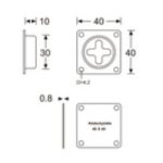 Adam Hall Location cup for Case Coupling System - Image 3