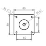 Adam Hall Telescopic table legs - Image 2