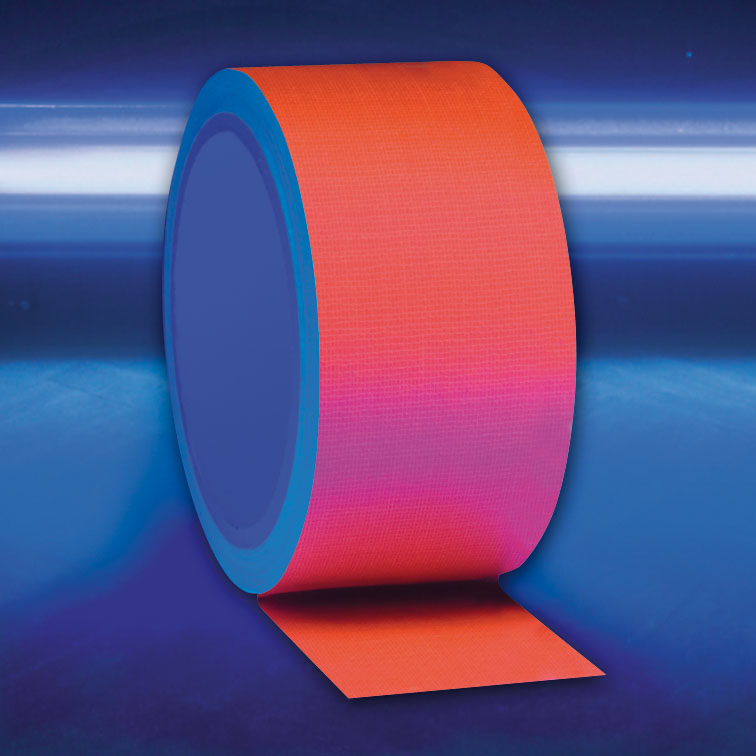 Showtec Gaffa Tape Neon Orange - Image 2