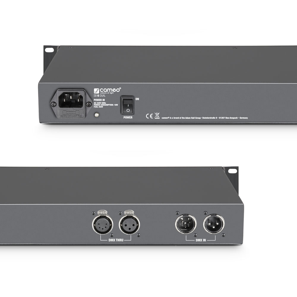 SB 6 DUAL 6-channel DMX splitter / booster (3-pin and 5-pin) - Image 4