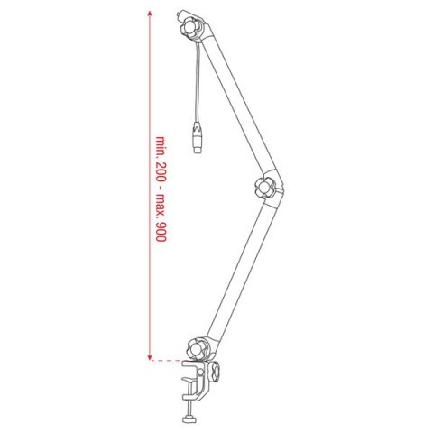 DAP AUDIO  Broadcast Stand PRO incl Neutrik connectors - Image 2