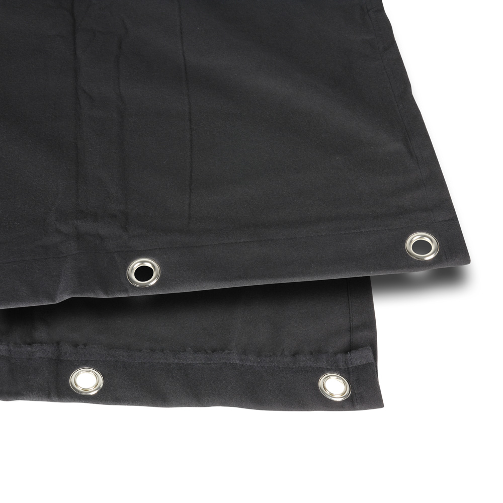 Adam Hall 0152 X 63 - Blackout cloth B1 with nickel plated Grommets hemmed 6 x 3 m - Image 3
