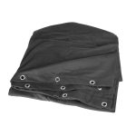 Adam Hall 0152 X 63 - Blackout cloth B1 with nickel plated Grommets hemmed 6 x 3 m - Image 4