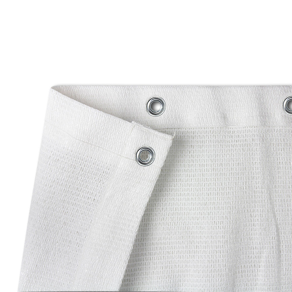 Adam Hall 0155 X 45 W - Gauze, material 100 4x5m with eyelets, white - Image 2