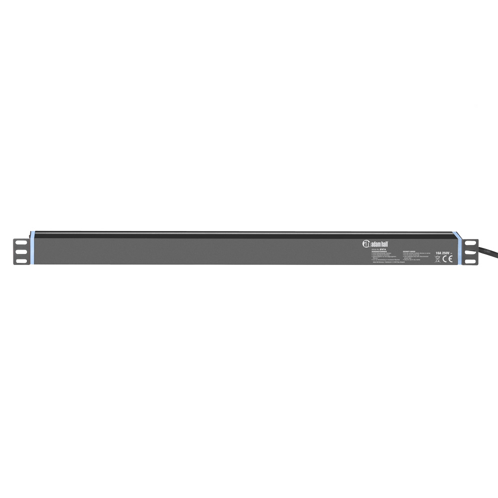 Adam Hall NEW 874714 - Power Strip 1 U 12 Sockets - Image 2