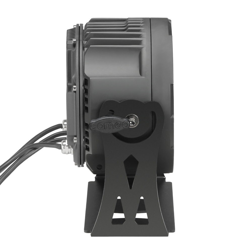 Cameo NEW Outdoor FLAT PRO PAR CAN 12 IP65 - 12 x 10 W FLAT LED Outdoor RGBWA PAR light in black housing - Image 2