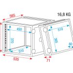 DAP Audio 19" Rackcase 8U - Image 2
