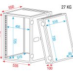 DAP Audio 19" Rackcase 16U - Image 2