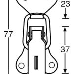 Adam Hall Padlocking Catch - Image 2