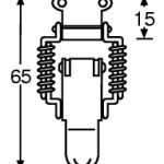 Adam Hall Sprung Drawbolt - Image 2