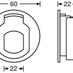 Adam Hall Recessed Lever Latch - Image 2