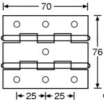 Adam Hall Double Hinge - Image 2