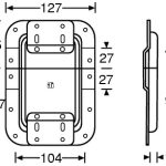 Adam Hall Recessed Wire Loop L - Image 2