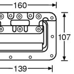 Adam Hall Rec. Sprung Handle M - Image 2