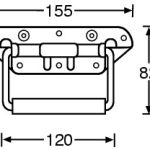 Adam Hall Sprung Handle - Image 2