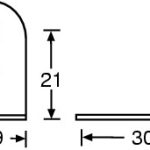 Adam Hall Corner Brace Small - Image 2