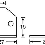 Adam Hall Corner Brace Small - Image 2