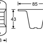 Adam Hall Plastic Foot - Image 2