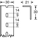 Adam Hall Rack Strip Single HD - Image 2