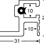 Adam Hall Rack Strip Sliding - Image 2