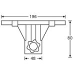 Adam Hall Surface Mount Speaker Bracket - Image 2
