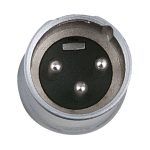 DAP Audio XLR 3pole X-type Male nickel Black endcap - Image 2