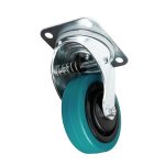 Adam Hall Swivel Castor 100 mm with petrol wheel and directional self-setting feature - Image 2