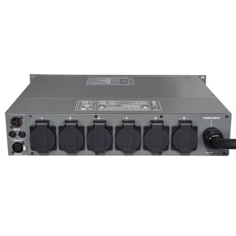 Showtec DDP-610S 6 Channel Dim Pack Schuko output - Image 2