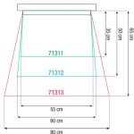 Showtec Sleeve for Raincover, 50cm, straight - Image 3