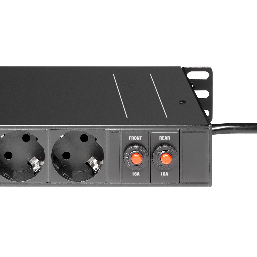 Adam Hall 19" 16-Outlet Power Strip - Image 3