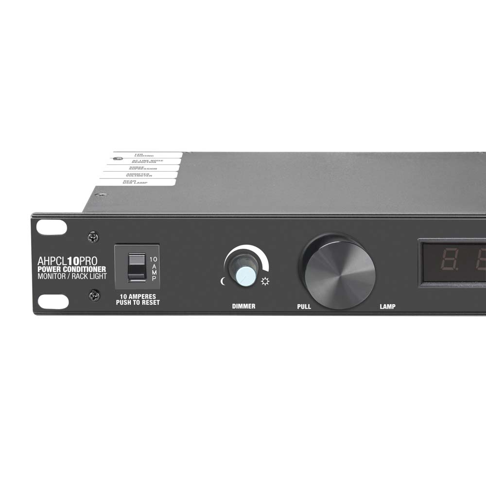 Adam Hall Power Conditioner with voltmeter and ammeter and rack lighting - Image 5