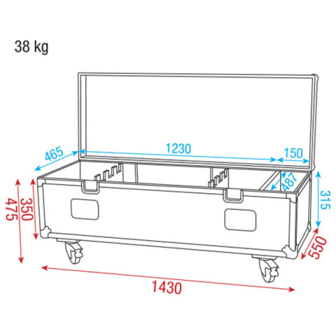 DAP-Audio case for for 4x compact light sets - Image 6
