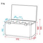 DAP AUDIO Case for 4x Club par Value Line - Image 6