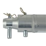 Showtec Single Tube 50mm, 25 cm F Truss with female receivers - Image 2